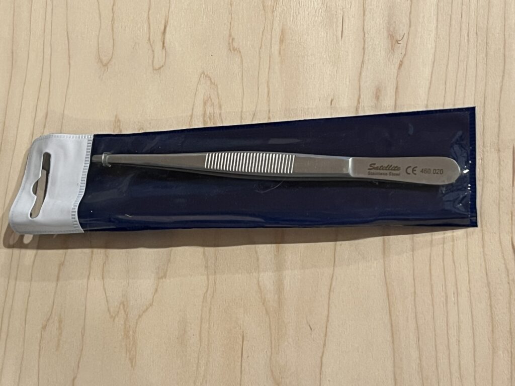 Anatomisch pincet met of zonder tanden zonder-tanden