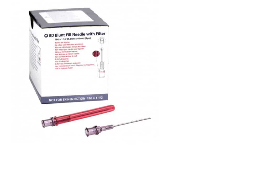 BD Microlance needle 100st Roze-18G-1-1/2