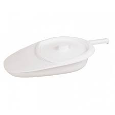 Bedpan met deksel