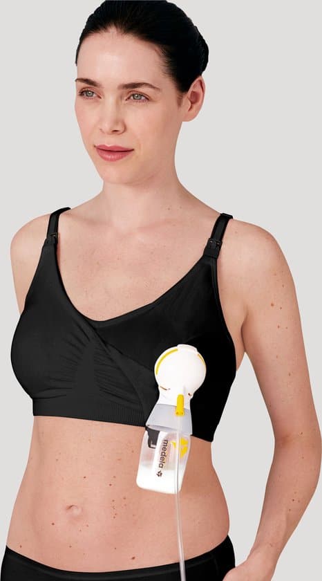 Medela 3-in-1 borstvoedings-en kolfbeha zwart-L