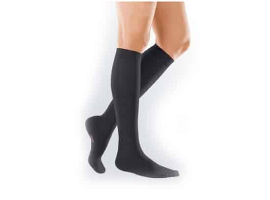 Medi elegance AD kniekous gesloten teen - klasse 2 - black - maat 4