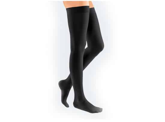 Medi elegance AG bovenbeen gesloten teen - klasse 2 - black - maat 3