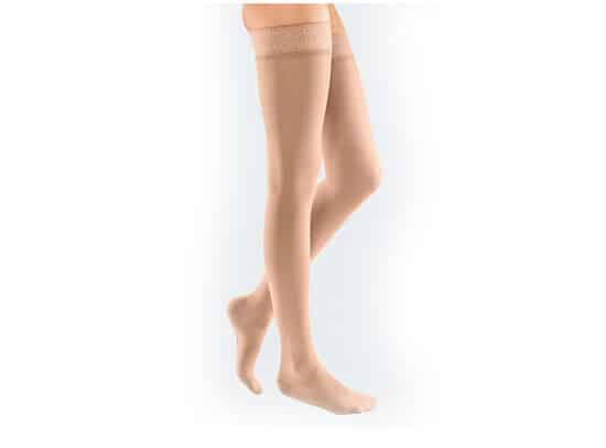 Medi elegance AG bovenbeen gesloten teen - klasse 2 - cashmere-maat3
