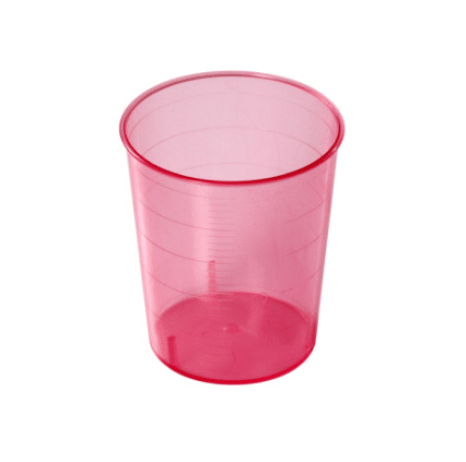 Medicijnbeker 75st rood