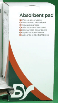 B&V steriele absorberende kompressen 10x15cm 30st