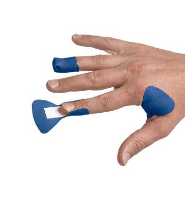 Detectaplast butterfly vingerpleister blauw 50st