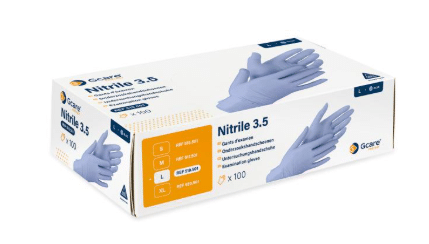 G-Care handschoenen nitril niet-steriel 100st blauw M