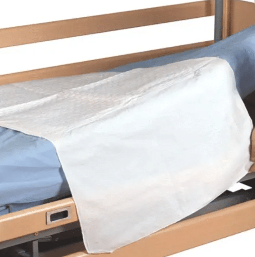Herbruikbare bed onderlegger met instopstrook 75x90/160 cm