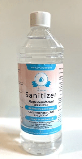 By La Nature sanitizer 1L : ontsmettingsalcohol 70% met glycerine